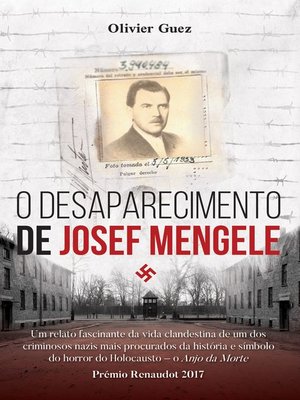 cover image of O Desaparecimento de Josef Mengele